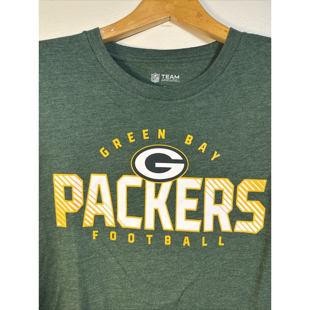 NFL‎ Team Apparel Green Bay Packers T-Shirt XL Cheese Head Wisconsin Go Pack